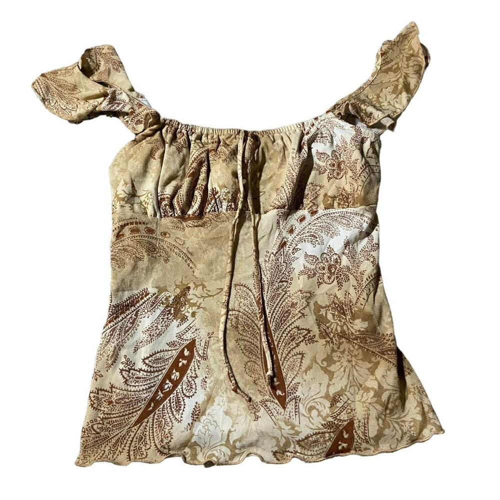 Y2k fairy milkmaid top